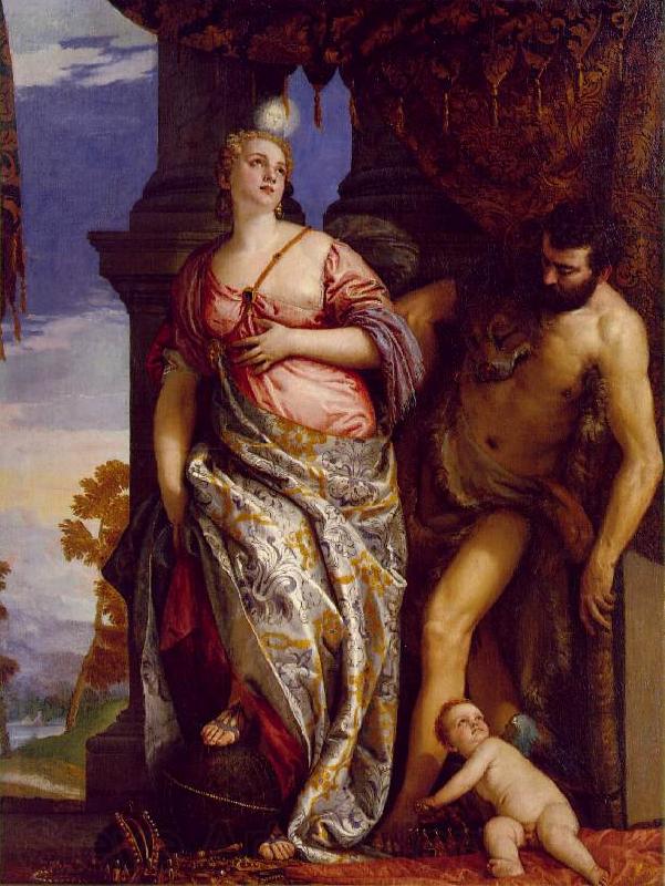 VERONESE (Paolo Caliari) Allegory of Wisdom and Strength wt Norge oil painting art